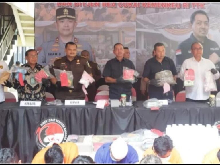 Jelang Nataru, Ditresnarkoba Polda Jatim Musnahkan 14.778 Kg Sabu & 3.226 Kg Ganja