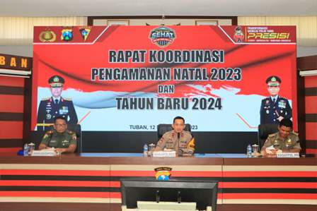 Polres Tuban Siapkan 284 Personel Gabungan untuk Pengamanan Nataru