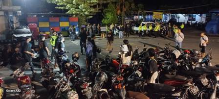 Respon Cepat Aduan Masyarakat, Polres Jember Amankan Puluhan Motor Diduga Balap Liar Jelang Nataru