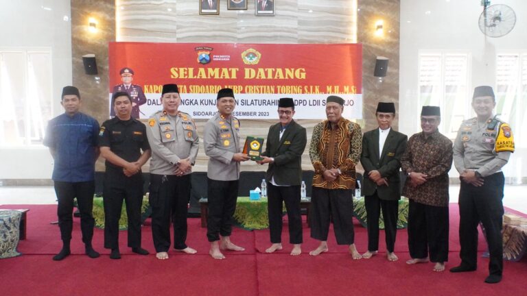 Kapolresta Sidoarjo Gandeng DPD LDII Sidoarjo Wujudkan Pemilu 2024 Damai