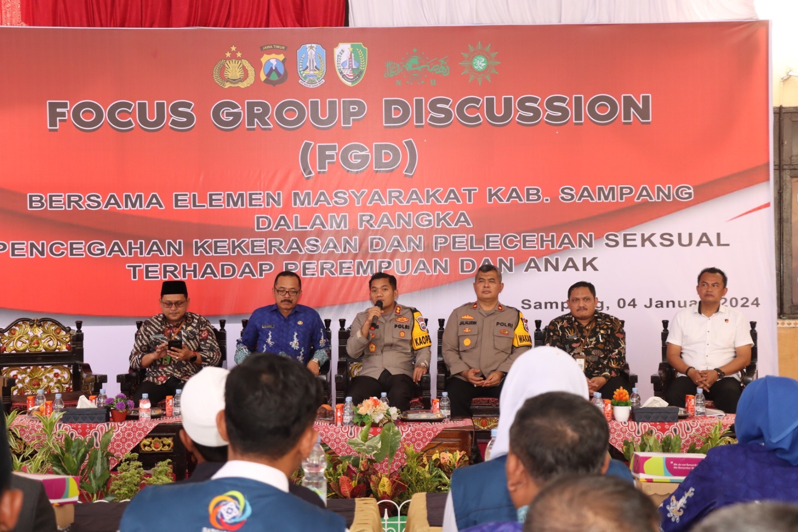 Polres Sampang Gelar FGD Cegah Kekerasan dan Pelecehan Seksual Terhadap Perempuan dan Anak