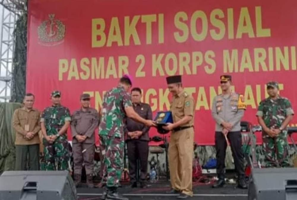 Pasmar 2 Korp Marinir Gelar Baksos Di Desa Widorokandang, Magetan