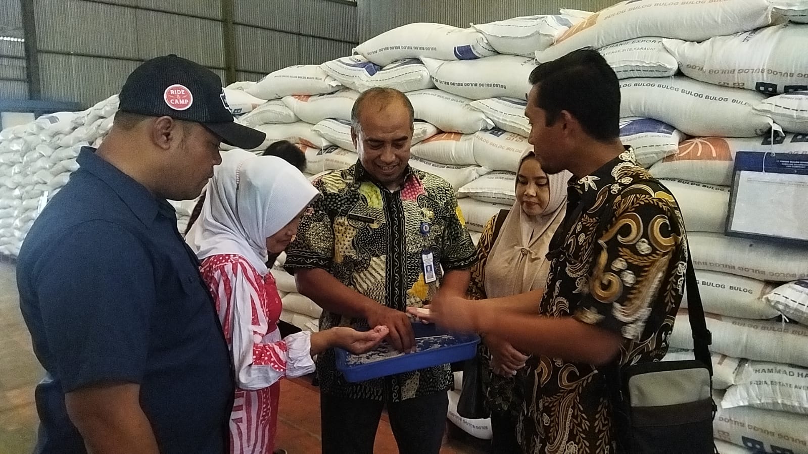 Cek Ketersediaan Beras, Polres Bojonegoro Bersama Tim TPID Sidak Gudang Bulog dan Penggilingan Padi