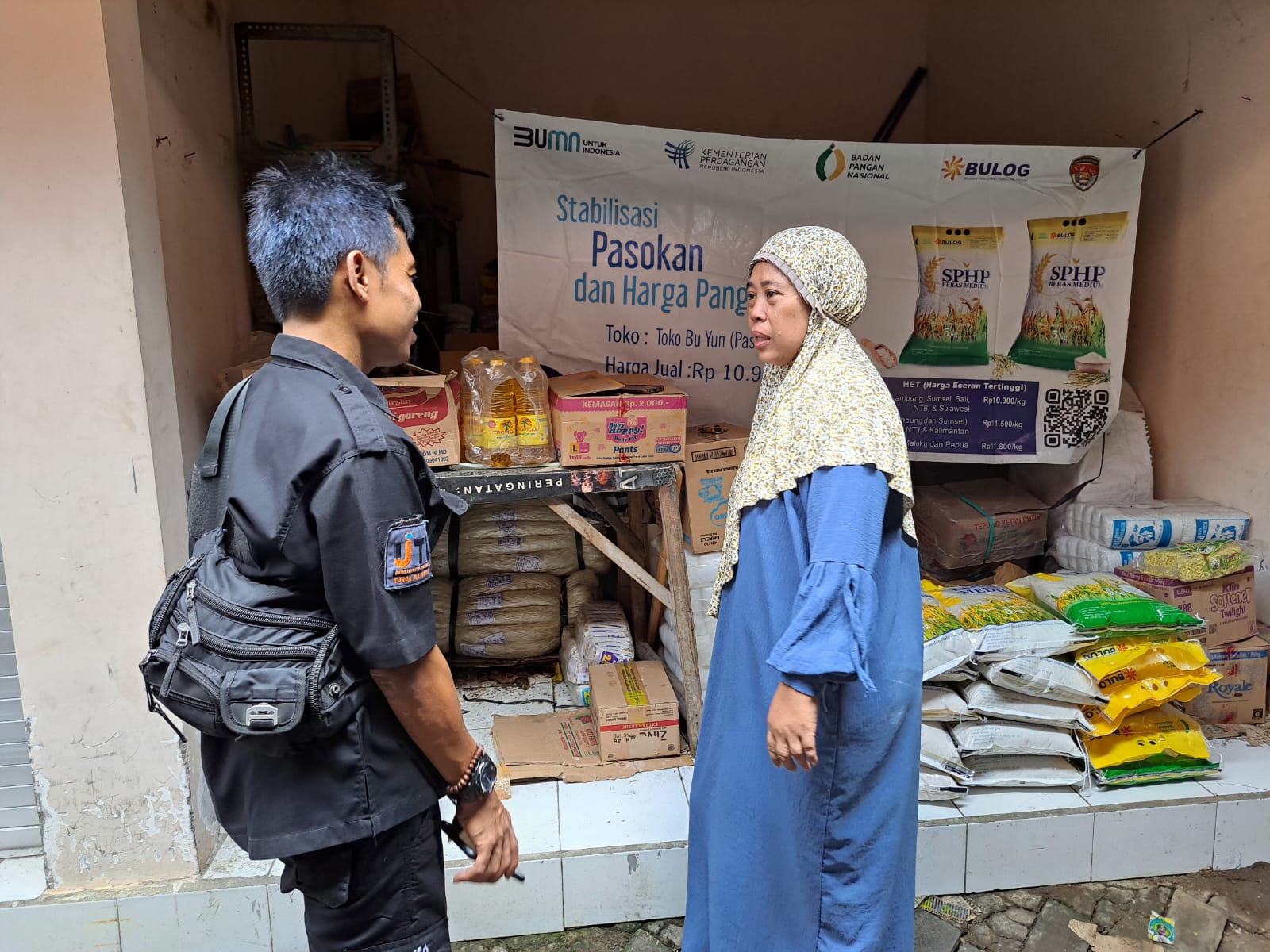 Jelang Ramadhan, Harga Kebutuhan Pokok Terutama Beras di Kabupaten Nganjuk Cenderung Turun, Stoknya Aman