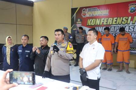 Kurang dari 24 Jam Polresta Sidoarjo Berhasil Tangkap Pencuri Mobil Pick Up