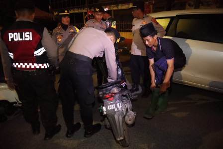 Polres Bangkalan Maksimalkan Patroli Sahur On The Road Cegah Perang Sarung