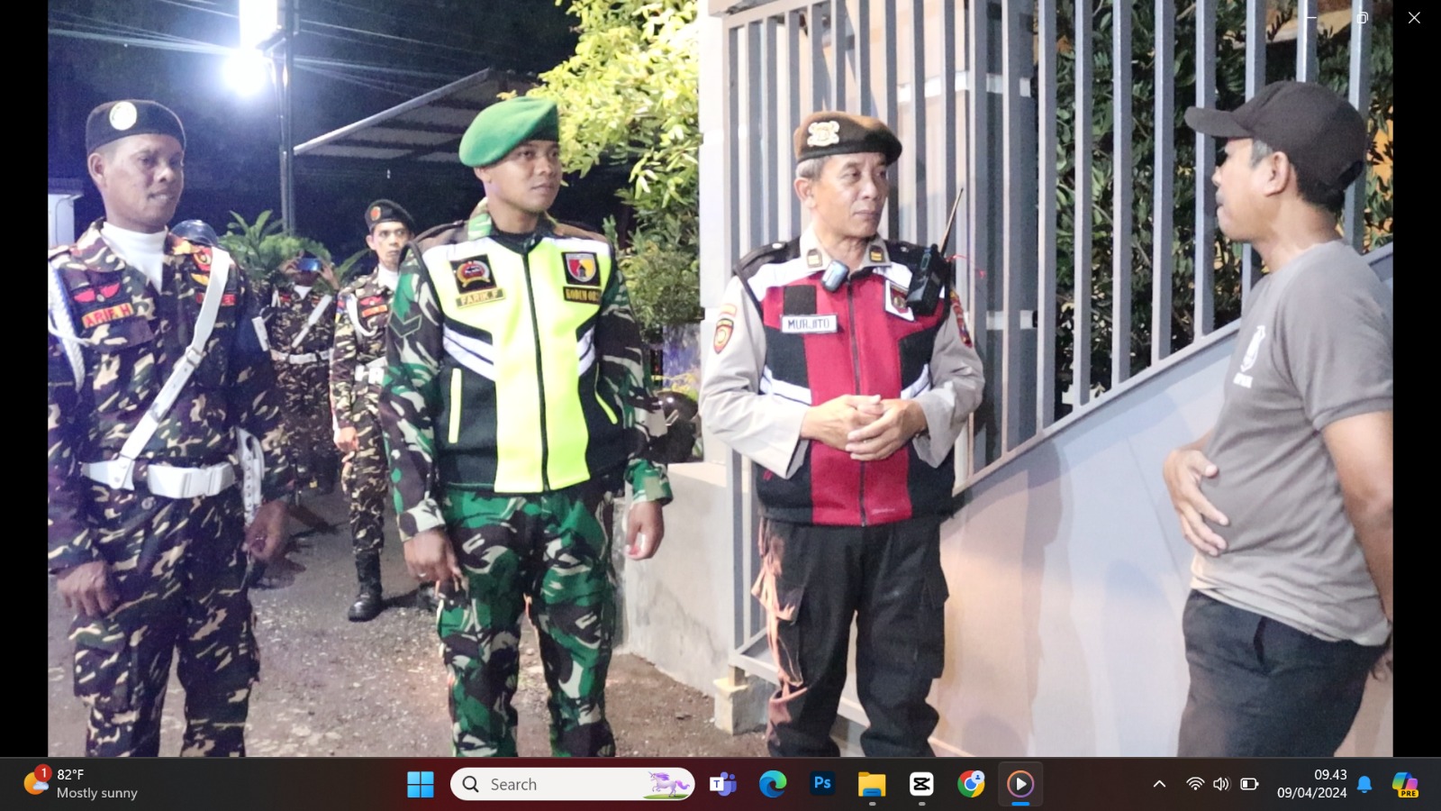 TNI-Polri di Lumajang Gencarkan Patroli Bersepeda Sasar Rumah Kosong yang Ditinggal Mudik