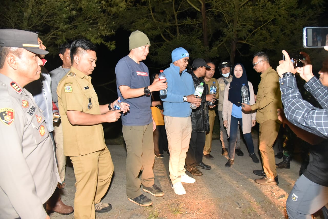 Polres Bondowoso dan Tim Gabungan Cek Sumber Mata Air Yang Diisukan Tercemar Geothermal