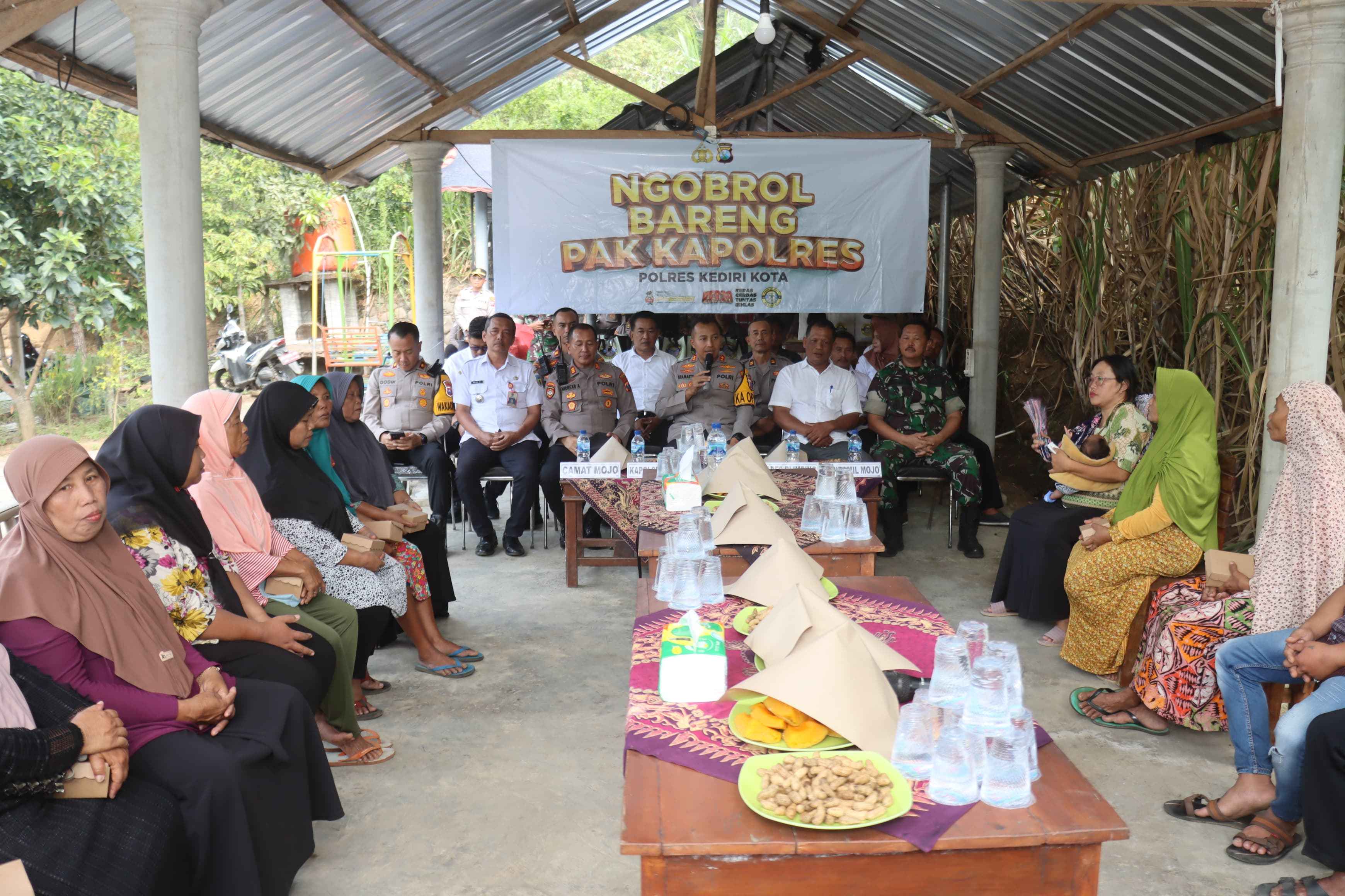 Ngobrol Bareng Pak Kapolres, Cara Polres Kediri Kota Ajak Warga Jaga Kamtibmas