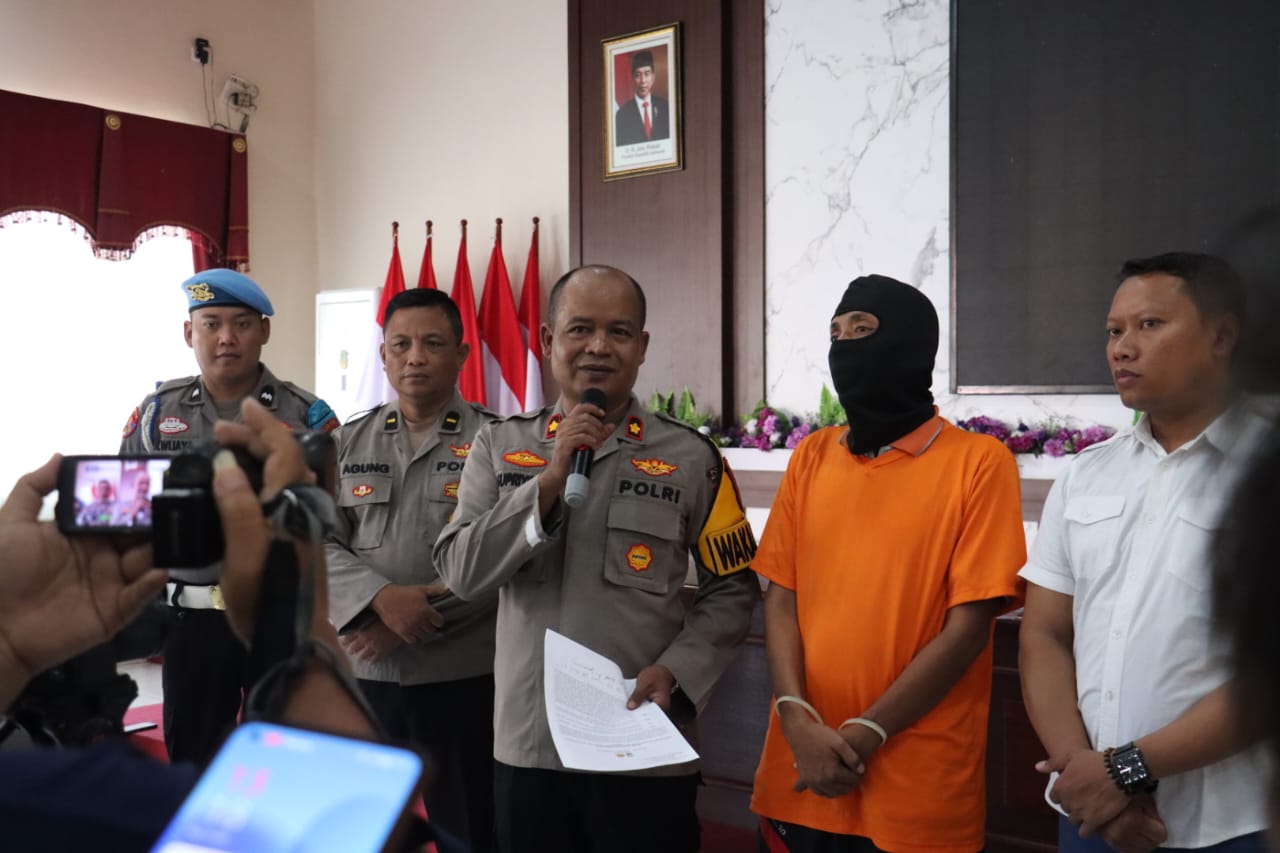 Polres Mojokerto Kota Amankan Oknum Kades Diduga Lakukan Penipuan