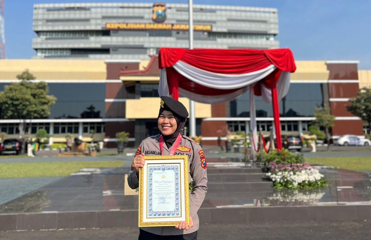 Bripda Gaby, Polwan Polresta Sidoarjo Sang Juara Karate Internasional