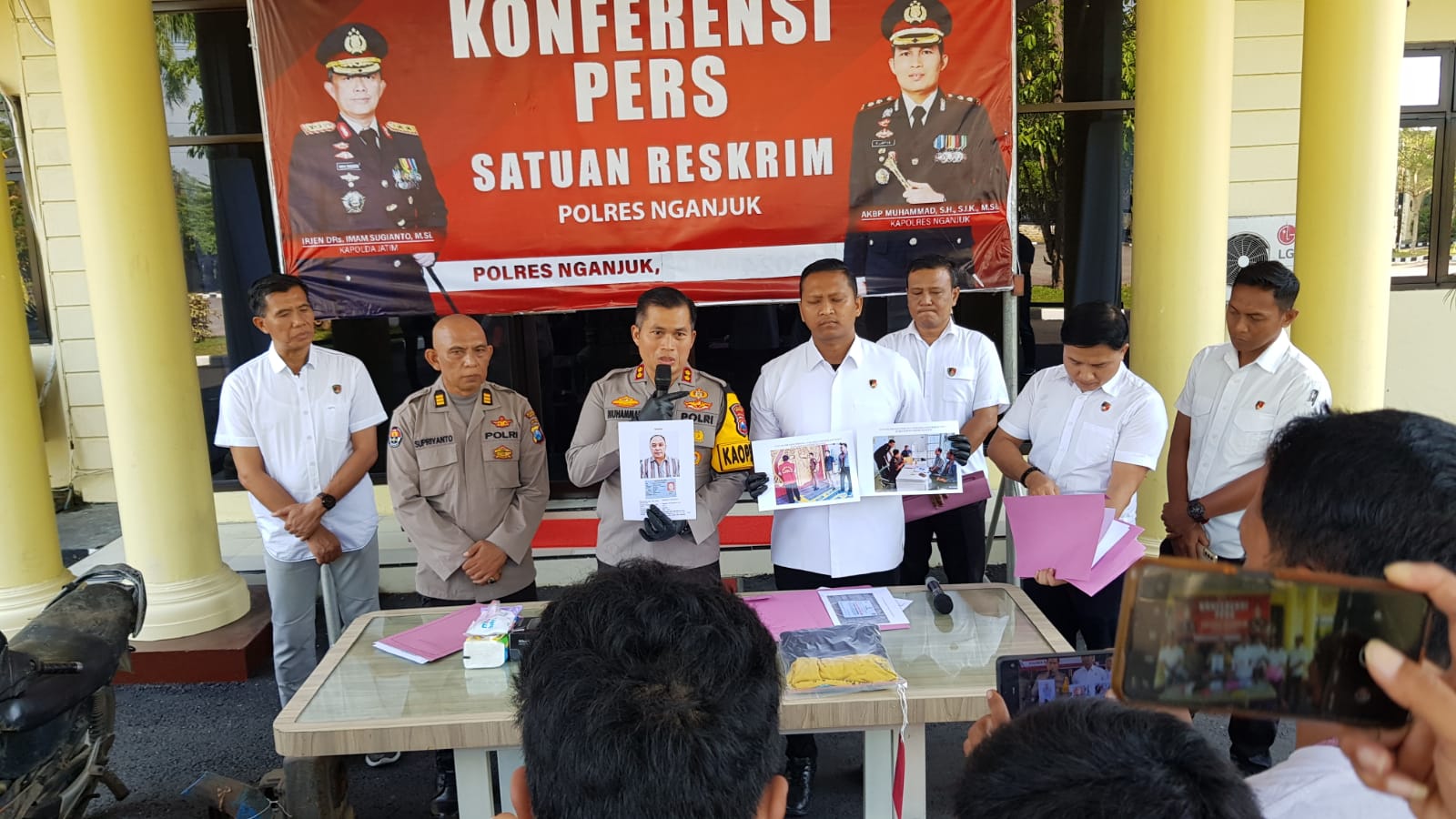 Kapolres Nganjuk tuntaskan Kasus Dugaan Korupsi PAD Desa Sukorejo Selesai Disidik, Kerugian Negara Rp1,2 Miliar