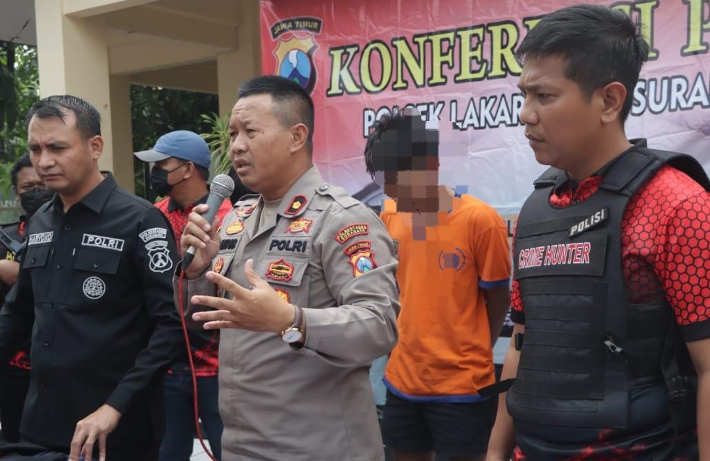 Polisi Berhasil Amankan Tersangka Curanmor 9 TKP di Surabaya yang Kabur ke Kalimantan