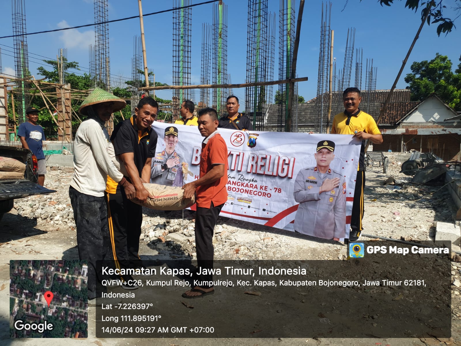 GIAT BAKTI RELIGI DI MASJID JAMIK DESA SAMBIROTO DAN MASJID AT TAKWA DESA KUMPULREJO KEC. KAPAS. 