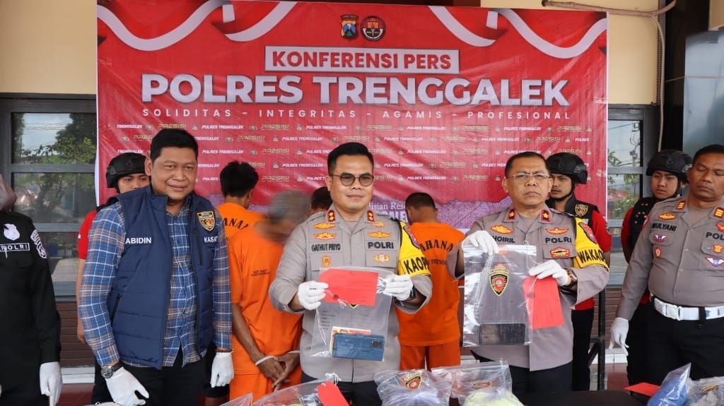 Berantas Judol (Judi Online), Polres Trenggalek Tangkap Seorang Pria