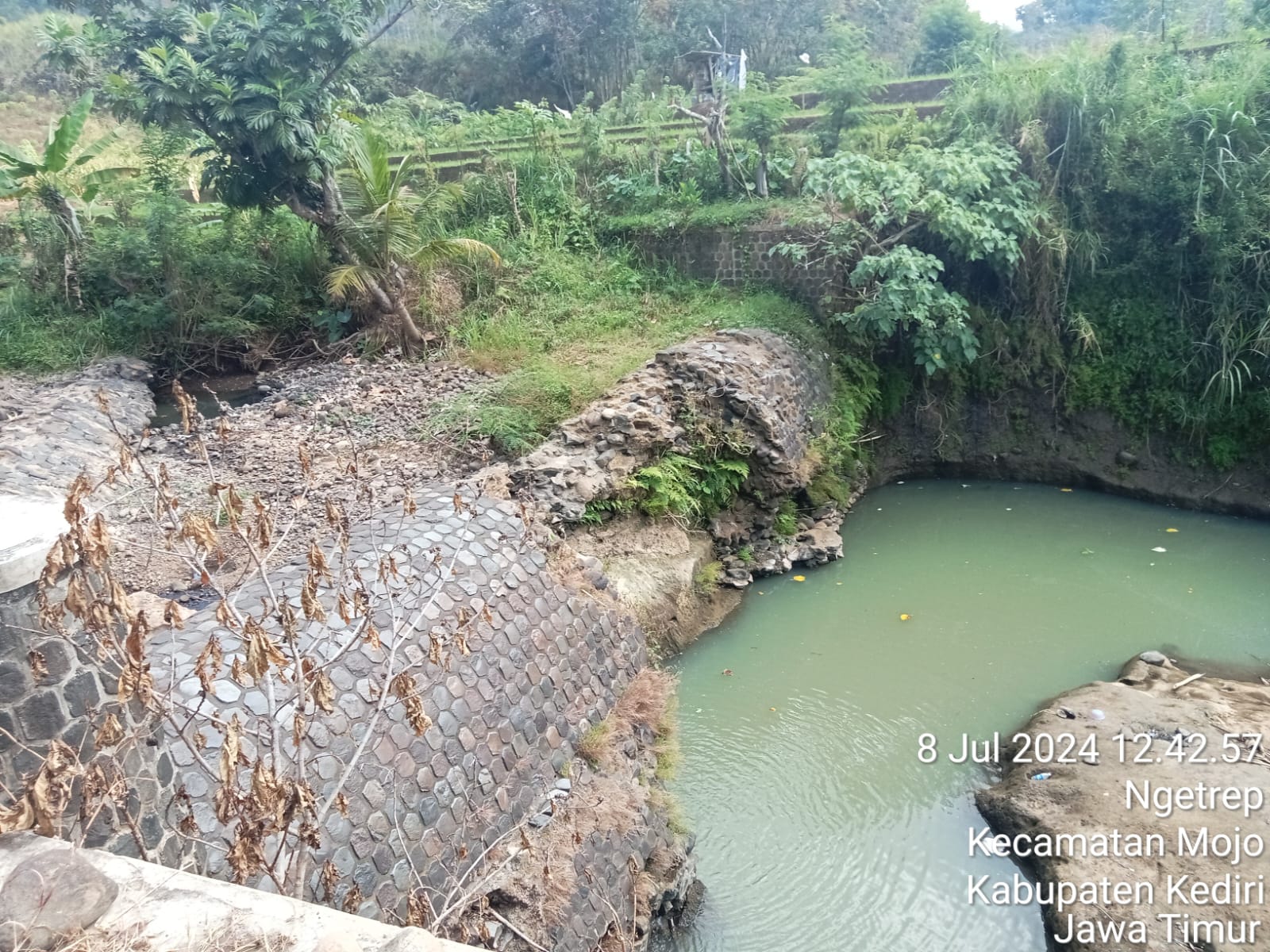 Diduga Adanya  Penyelewengan Anggaran, Rehabilitasi DAM Jatirejo Karangrejo Belum Terealisasikan