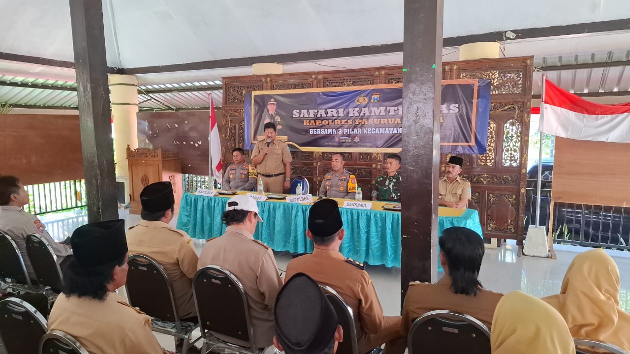 Ciptakan Situasi Aman Jelang Pilkada, Polres Pasuruan Kota Gelar Safari Kamtibmas