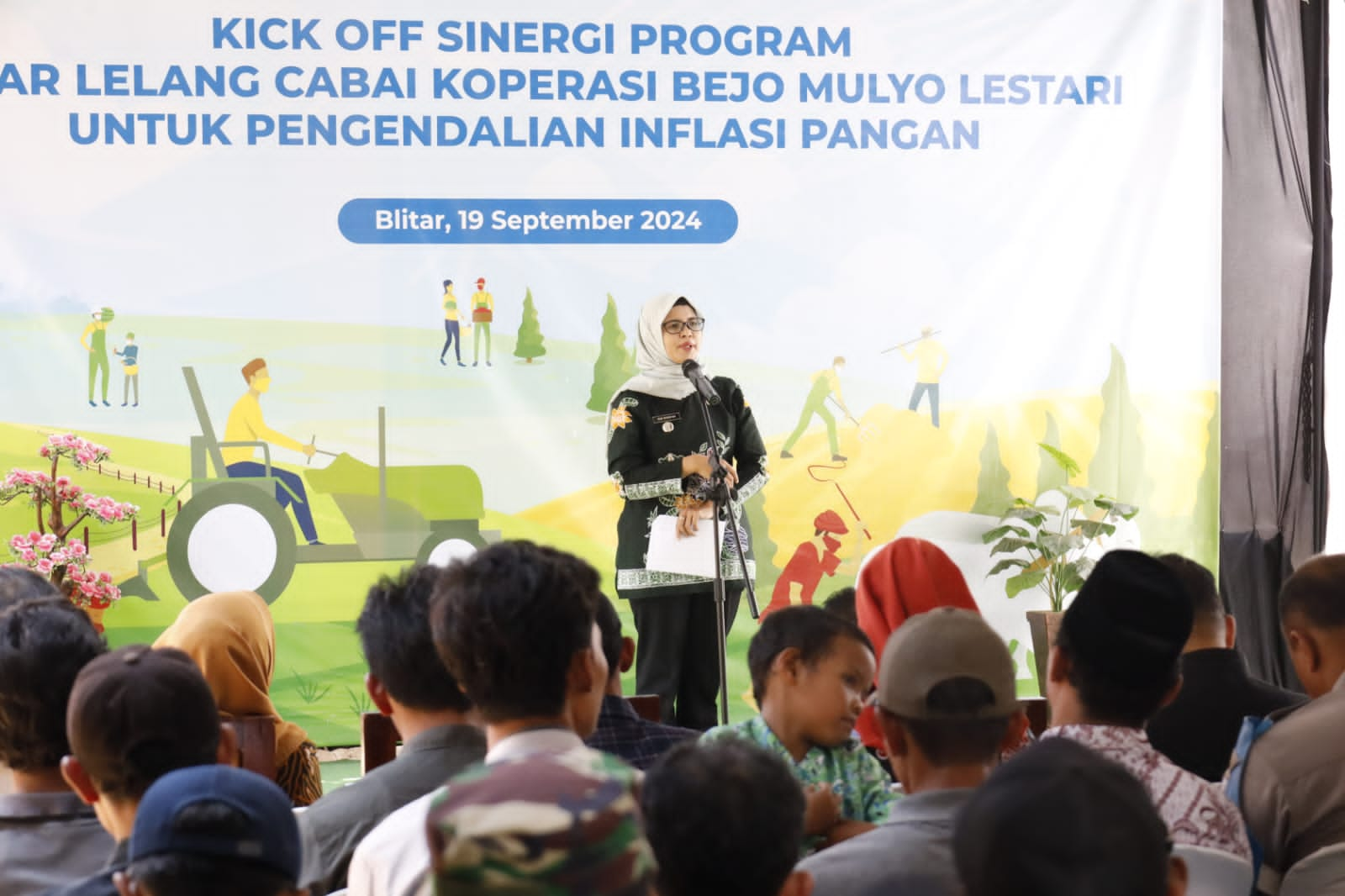 Kick Off Sinergi Program Pasar Lelang Cabai, Bupati Blitar : Solusi Efektif Stabilkan Harga Dan Perkuat Sektor Pertanian