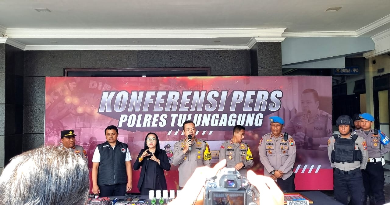 Satresnarkoba Polres Tulungagung Ungkap 87 Kasus Narkoba Januari- September