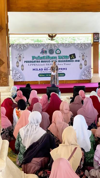 Peringatan Maulid Nabi Muhammad SAW, Bupati Blitar Buka Pelatihan  BCM LPPTKA-BKPRMI Jawa Timur