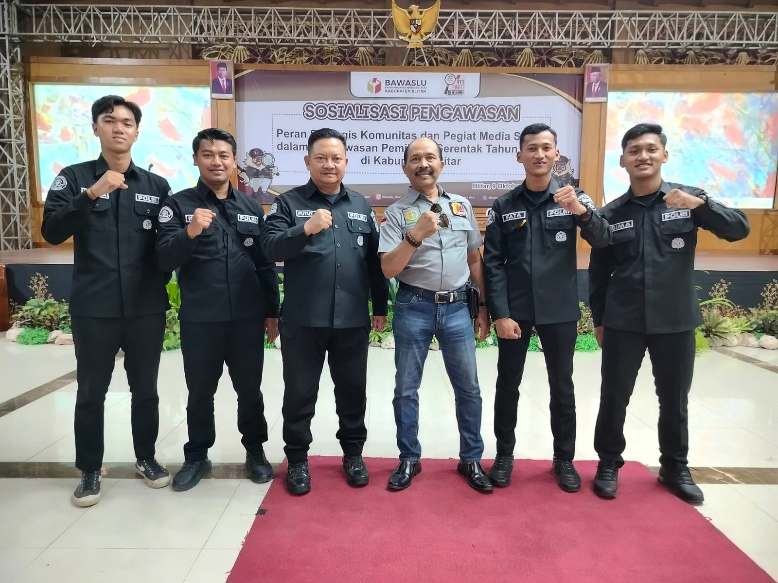 Wujud Sinergitas Humas Polres Blitar Dan Organisasi Profesi Pijar Nusantara, Kawal Dan Awasi Pilkada 2024