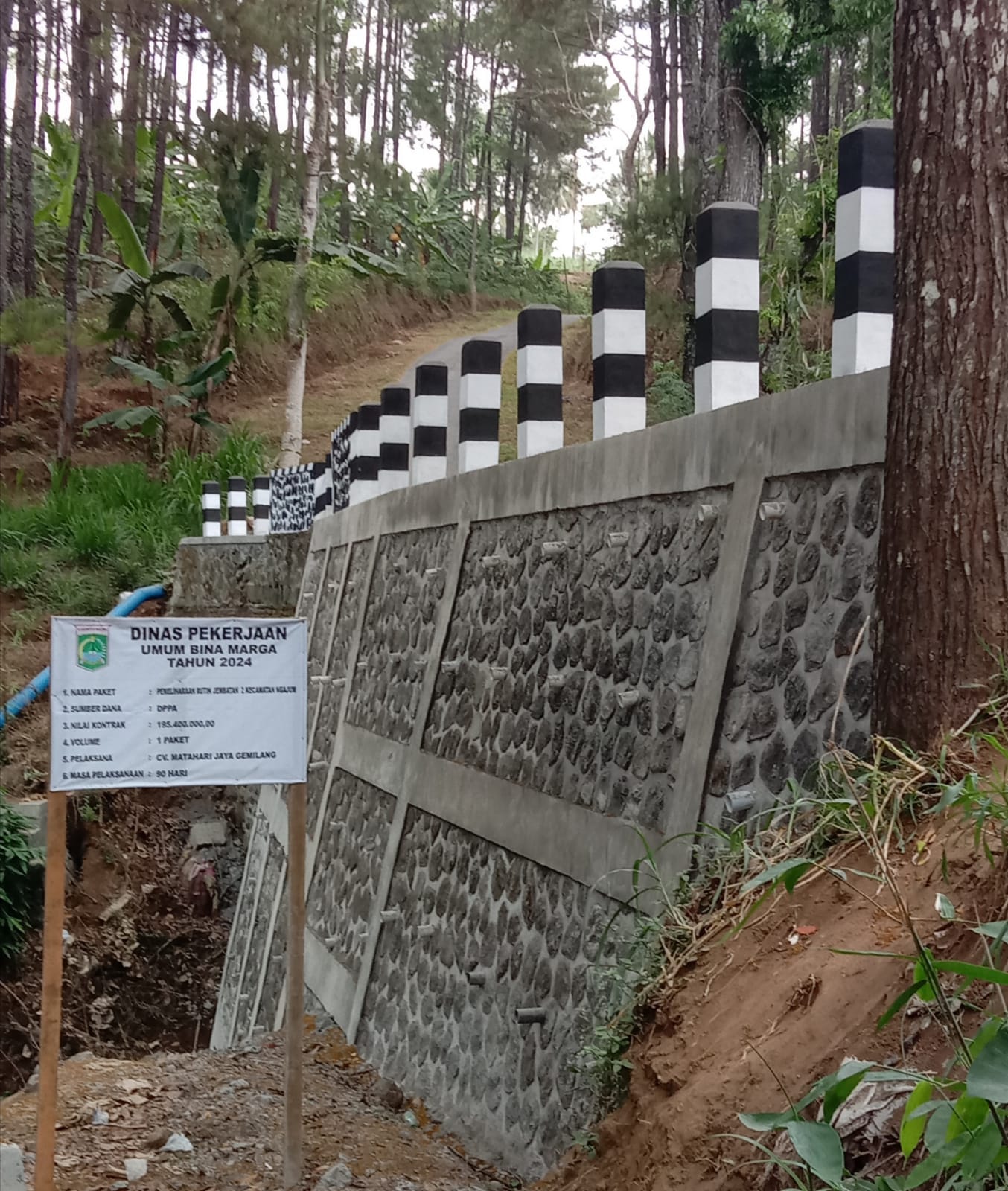 Pembangunan DP Jalan Selesai Sesuai Waktu