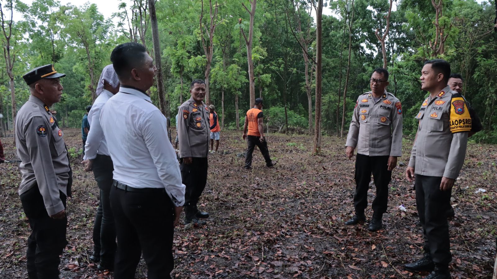 Polres Nganjuk gandeng Perhutani buka lahan dukung program Ketahanan pangan