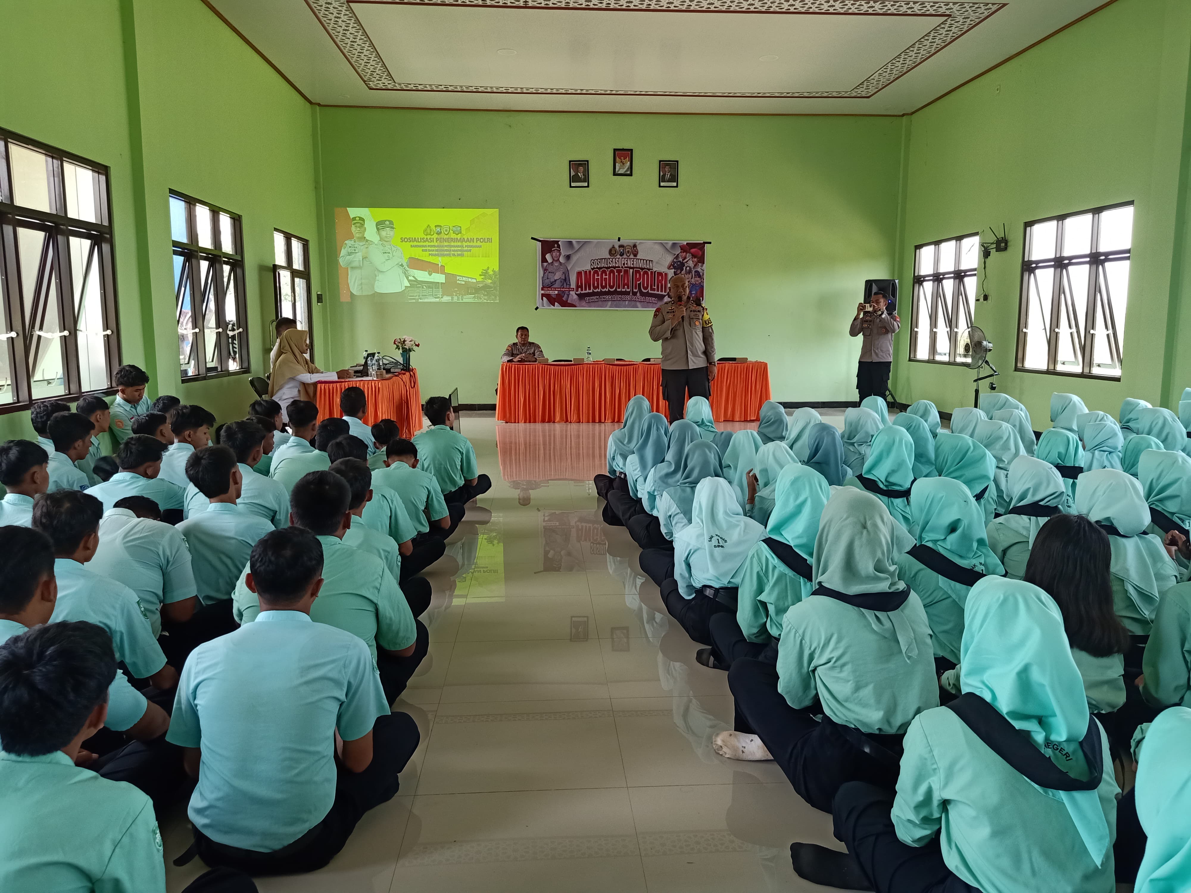 Dukung Swasembada Pangan Berkelanjutan, Polres Ngawi Sosialisasikan Penerimaan Bakomsus