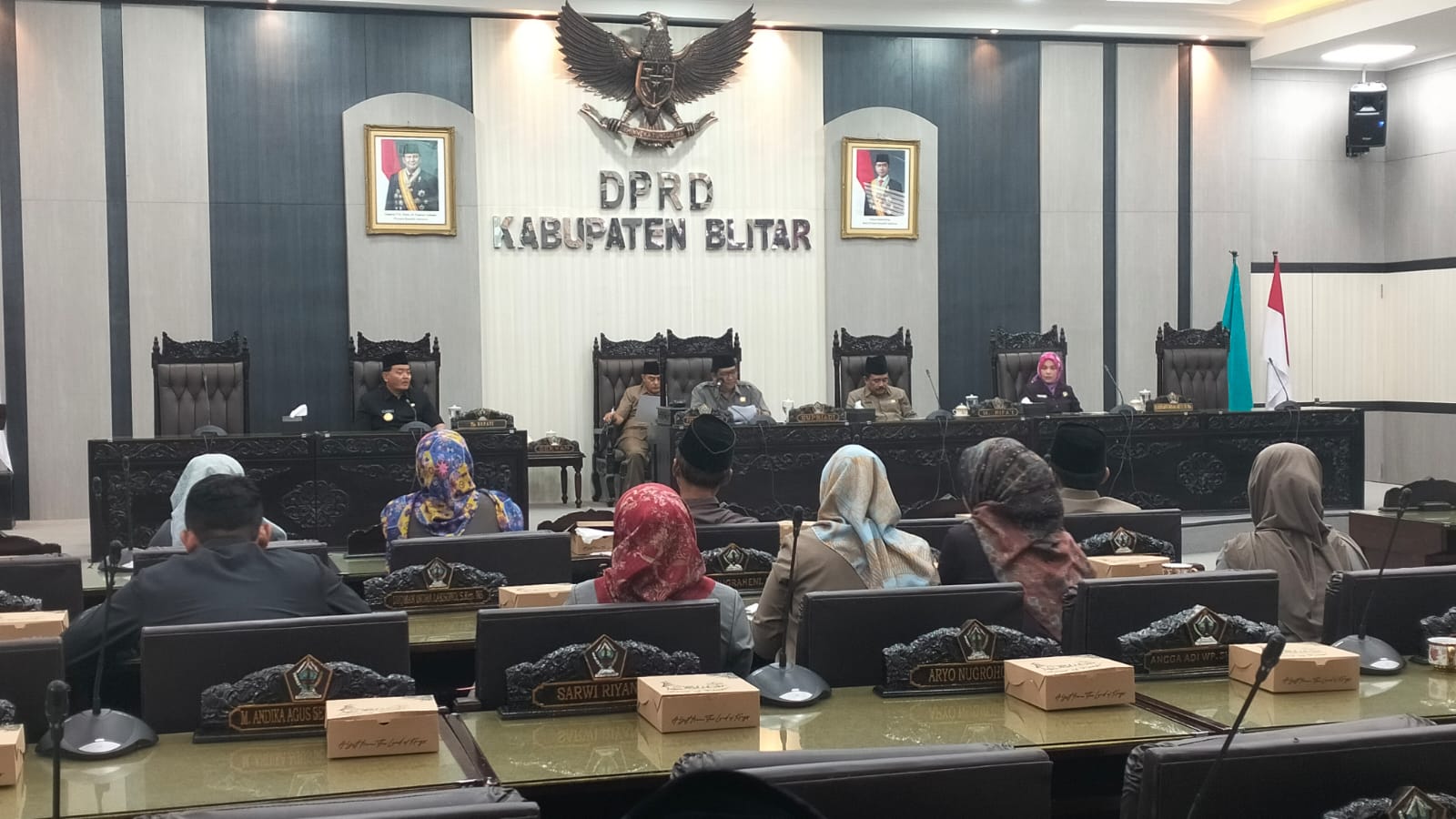 DPRD Kabupaten Blitar Gelar Rapat Paripurna Bahas Dua Agenda Penting