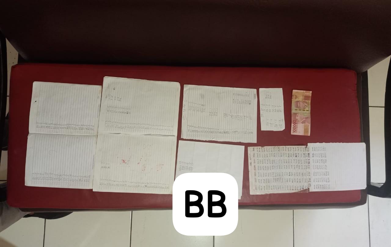 Polres Nganjuk Tangkap Pelaku Judi Togel di Kertosono