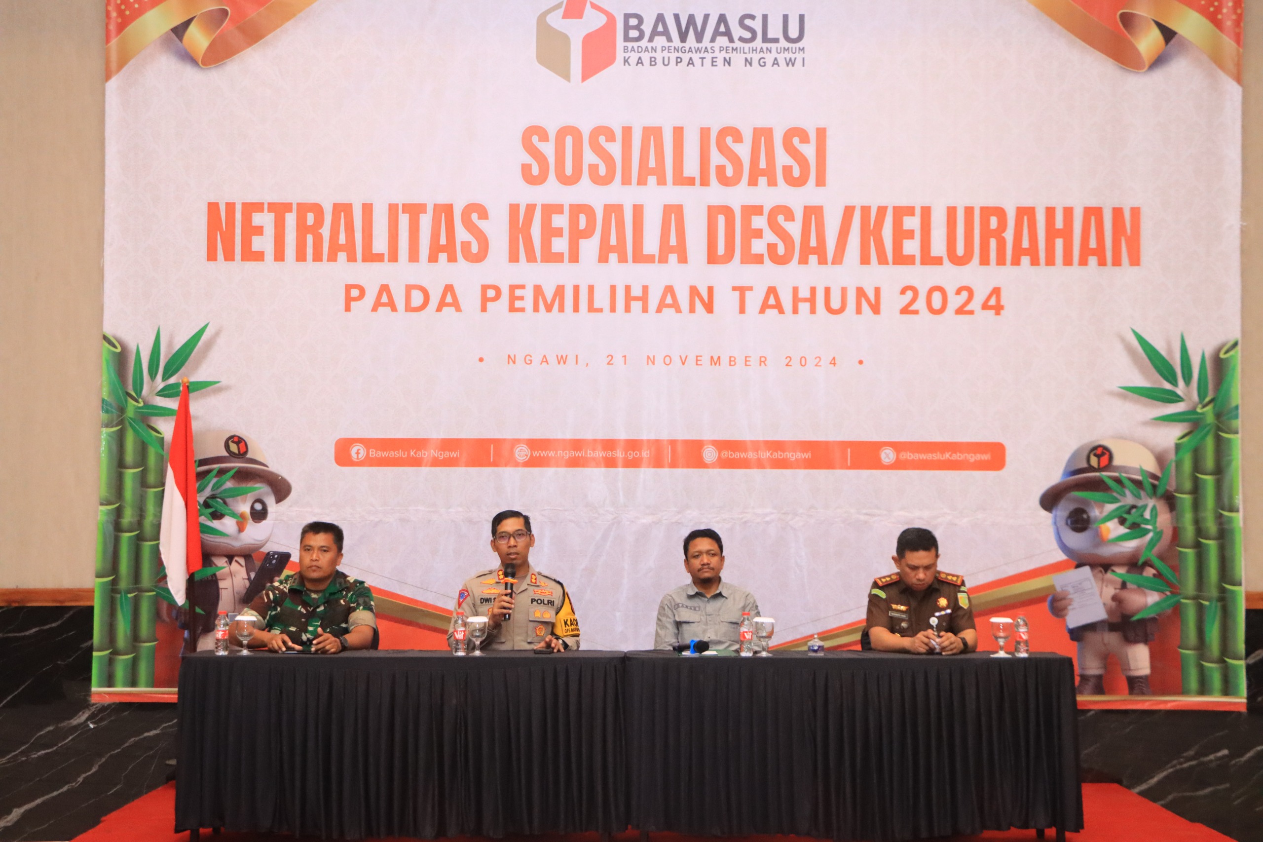 Kapolres Ngawi Tekankan Netralitas Kepala Desa di Pilkada 2024