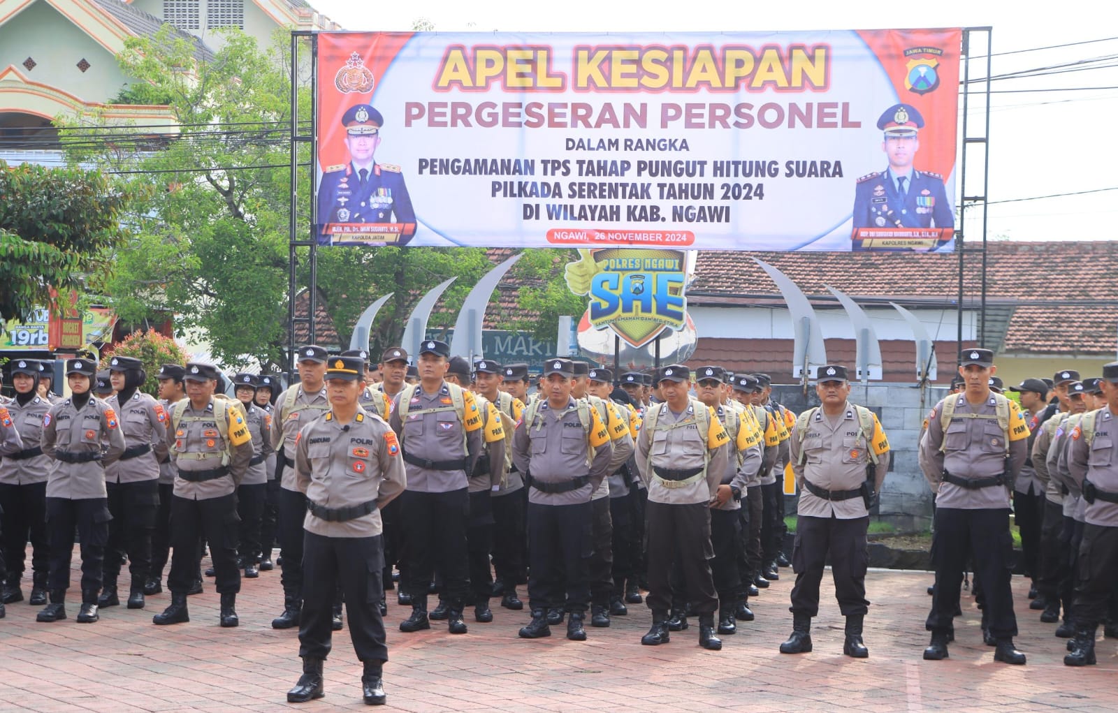 Amankan Pilkada 2024, Sinergitas TNI Polri Apel Bersama