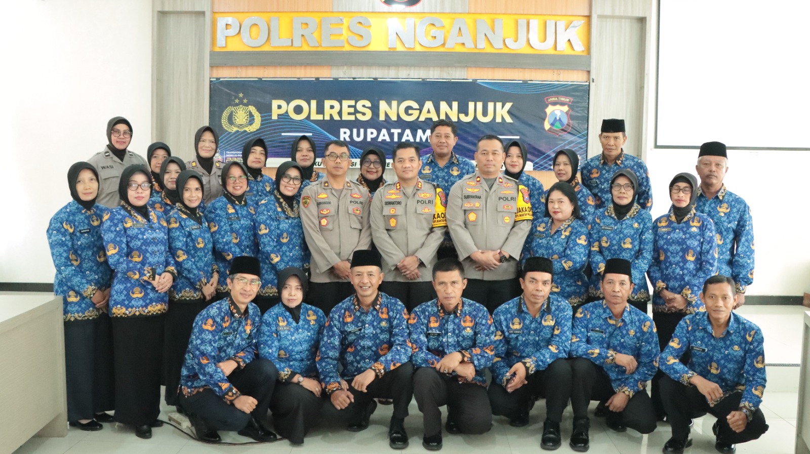 Tasyakuran HUT Korpri ke-53, Kapolres Apresiasi Dedikasi ASN di Lingkungan Polres Nganjuk