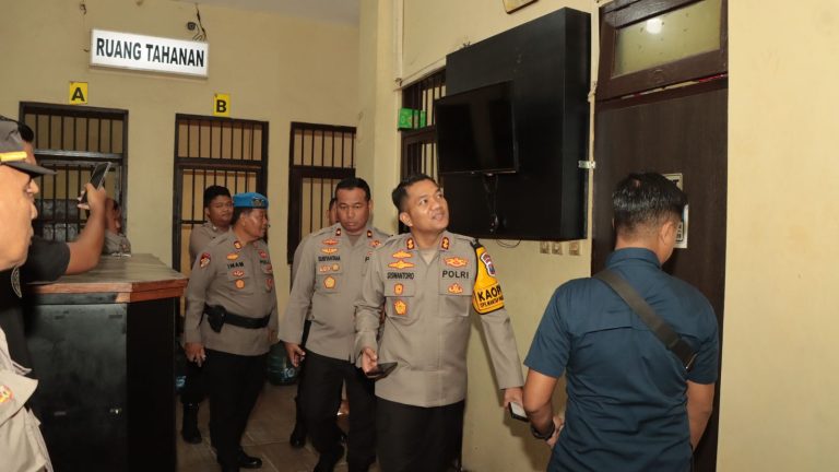 Jelang Nataru, Polres Nganjuk Pastikan Rutan Aman dan Kondusif