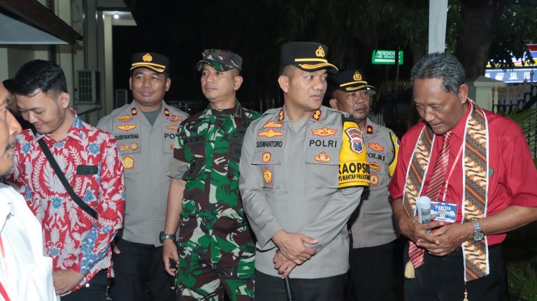 Kapolres dan Dandim Nganjuk Tinjau Kesiapan Pengamanan Ibadah Natal di 8 Titik