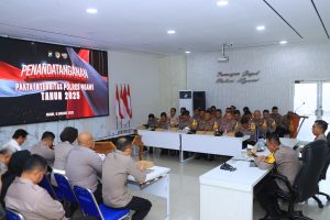 Kapolres Ngawi Pimpin Penandatangan Integritas dan Sosialisasi DIPA T.A 2025