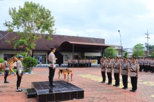 Kapolres Pimpin Upacara Sertijab Pejabat Polres Ngawi