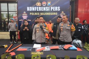 Polres Bojonegoro Berhasil Amankan Tersangka Sindikat Curat