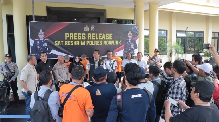 Polres Nganjuk Ungkap Serangkaian Kasus Curanmor di Tahun 2024, 24 Orang Ditetapkan Tersangka