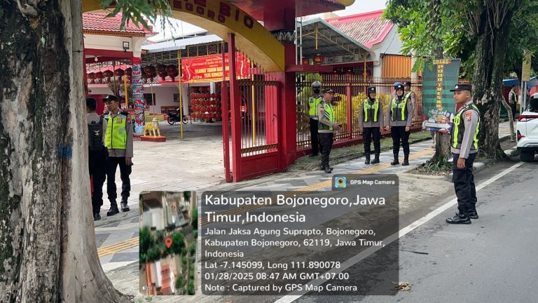 Jelang Imlek, Polres Bojonegoro Tingkatkan Patroli dan Pengamanan