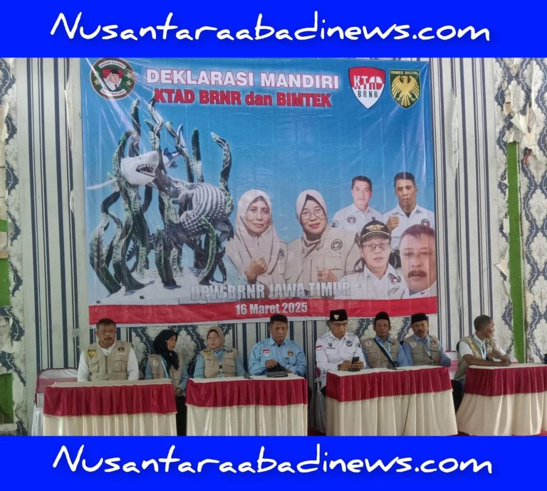 Deklarasi Mandiri KTAD BRNR dan Bimtek DPW BRNR Jatim