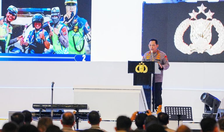 Buka Rakernis Fungsi Lantas, Kapolri Minta Optimalisasi Pelayanan Masyarakat