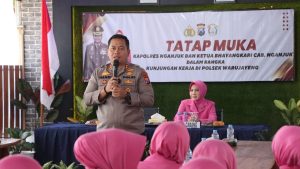 Sampaikan Commander Wish, Kapolres Nganjuk Dorong Anggota Bertugas dengan Hati Nurani