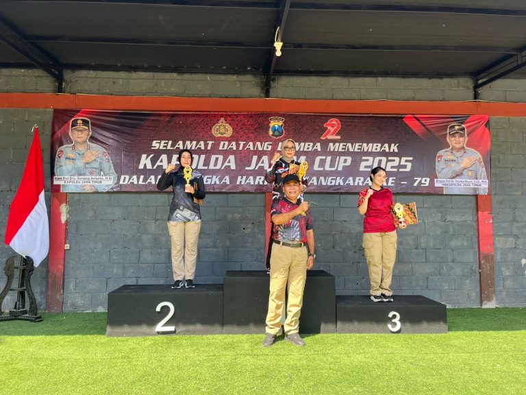 Polwan Polresta Malang Kota Raih Juara Lomba Menembak “Kapolda Jatim Cup 2025”