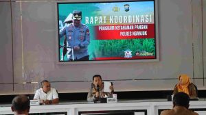 Wujudkan Swasembada Jagung, Polres Nganjuk Gelar Rakor Eksternal Ketahanan Pangan