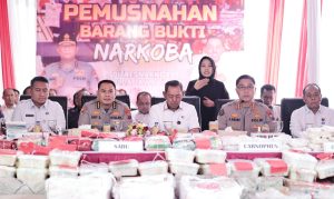 Polda Jatim Tegaskan Perang Terhadap Narkoba: 5,7 Juta Butir Narkotika Dimusnahkan, 3.022 Kasus Diungkap