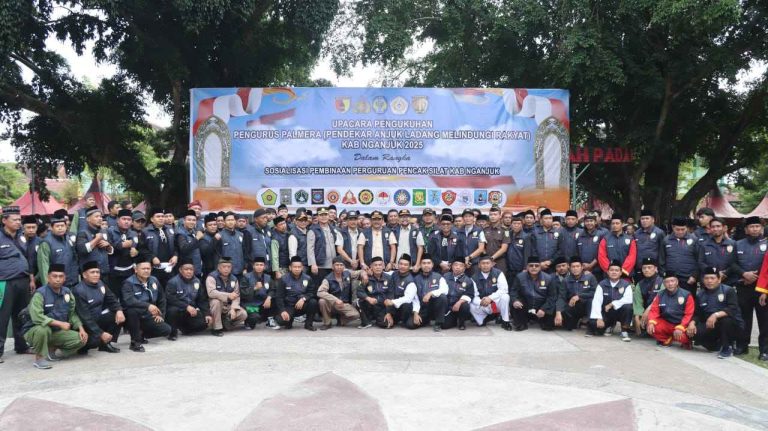 Paguyuban Palmera Dikukuhkan, Wadah Persatuan dan Kebersamaan Pendekar di Nganjuk