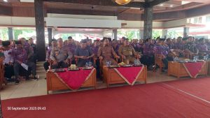 Pelantikan PPDI, Polres Nganjuk Tekankan Peran Strategis Tiga Pilar