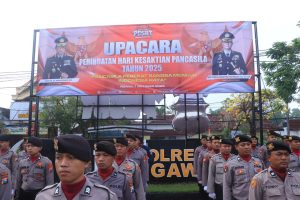 Kapolres Ngawi Pimpin Upacara Hari Kesaktian Pancasila