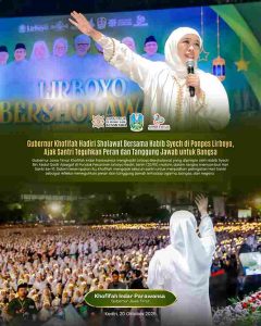 Jelang Hari Santri ke-10 Gubernur Khofifah Hadiri Lirboyo Bersholawat Bersama Habib Syech, Jadikan Momentum Meneguhkan Peran Santri Mengawal Indonesia Menuju Peradaban Dunia
